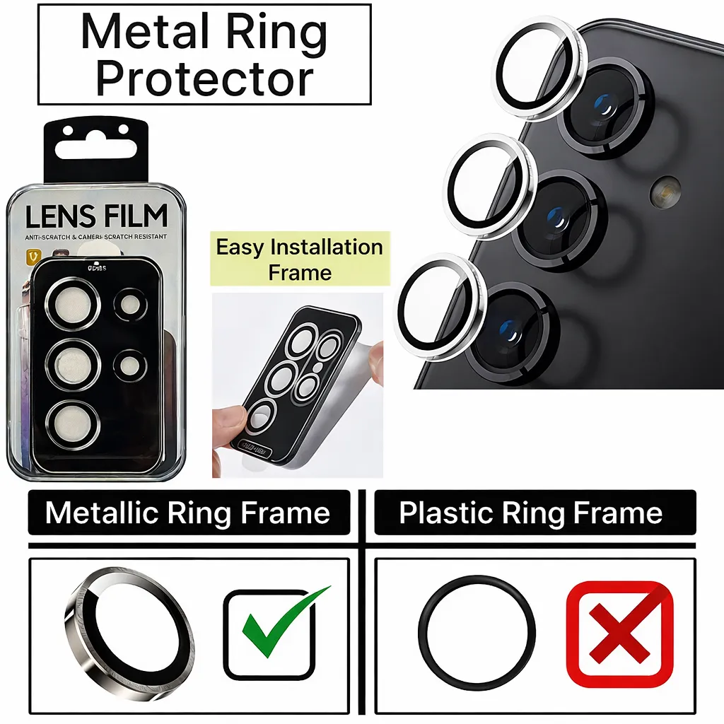 SP Clear Camera Ring Protector for Samsung Galaxy S25 Plus