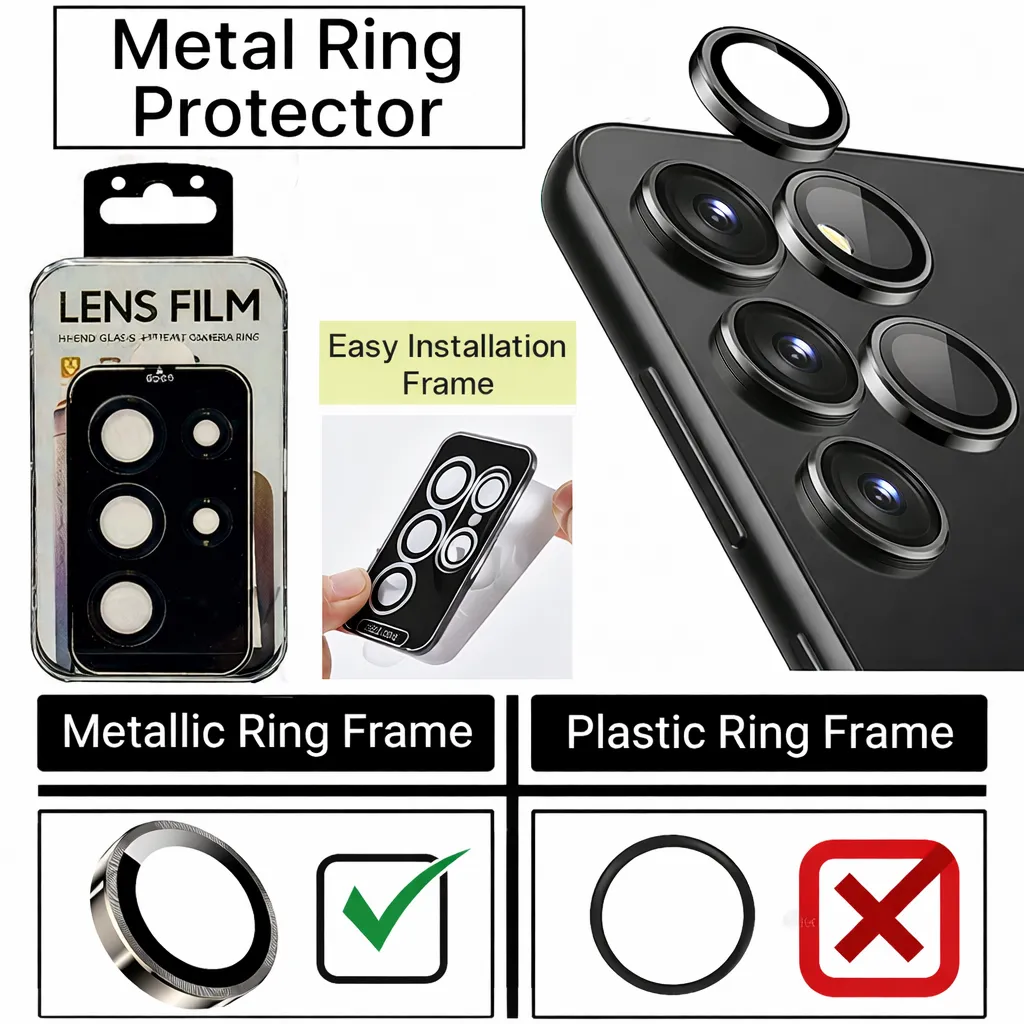 SP Black Camera Ring Protector for Samsung Galaxy S25