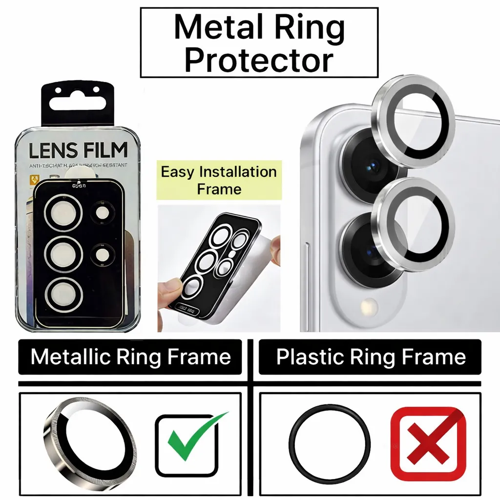 SP Silver Camera Ring Protector for Samsung Galaxy S25 Edge