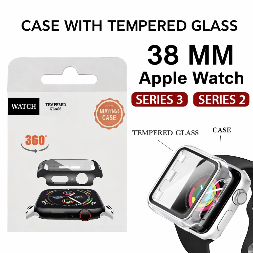 SP Black 360° Housing for Apple 38MM APL WATCH