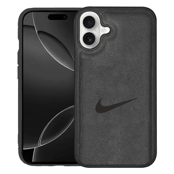OTCR Black Always Right Crafted Case for Apple iPhone 16 Plus