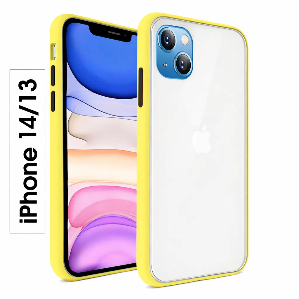 OTCR Yellow Rubberized Armor Apple iPhone 13 (6.1)