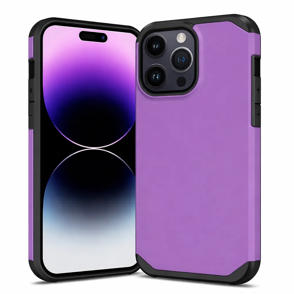 OTCR Light Purple Slim 2 for Apple iPhone 15 Pro Max (6.7)