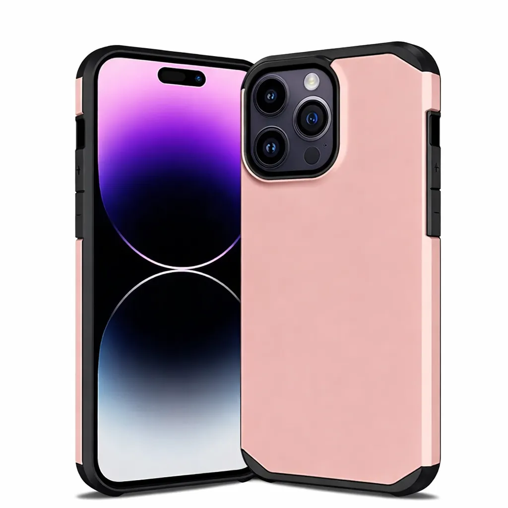 OTCR Rose Gold Slim 2 for Apple iPhone 15 Pro Max (6.7)