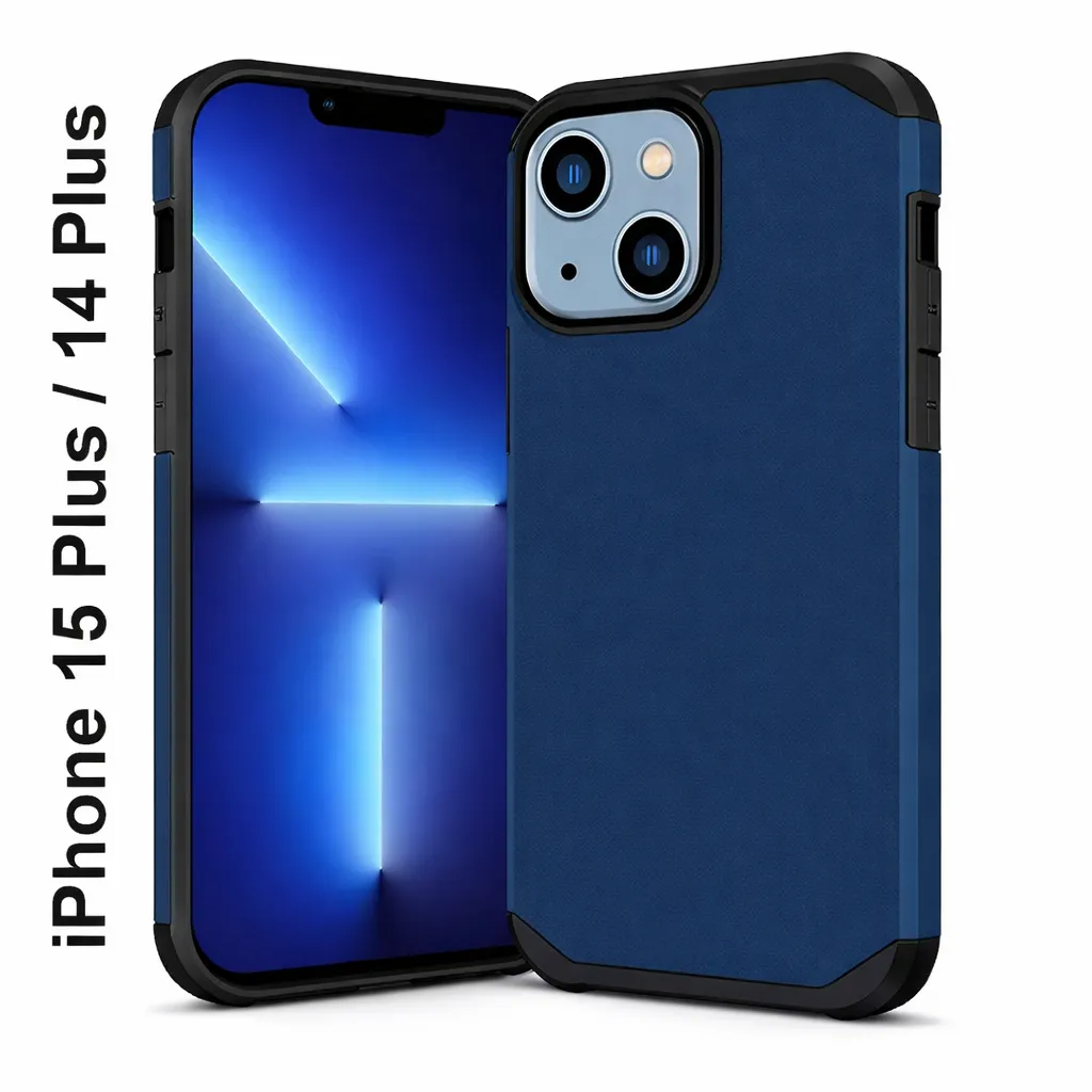 OTCR Navy Slim 2 for Apple iPhone 14 Plus (6.7)