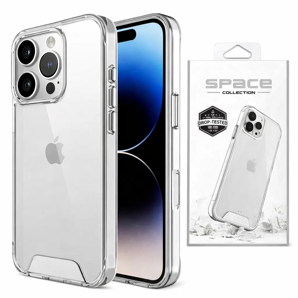 OTCR Clear Space Case for Apple iPhone 16 Pro