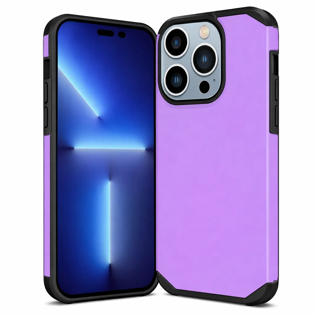 OTCR Light Purple Slim 2 for Apple iPhone 14 Pro Max (6.7)