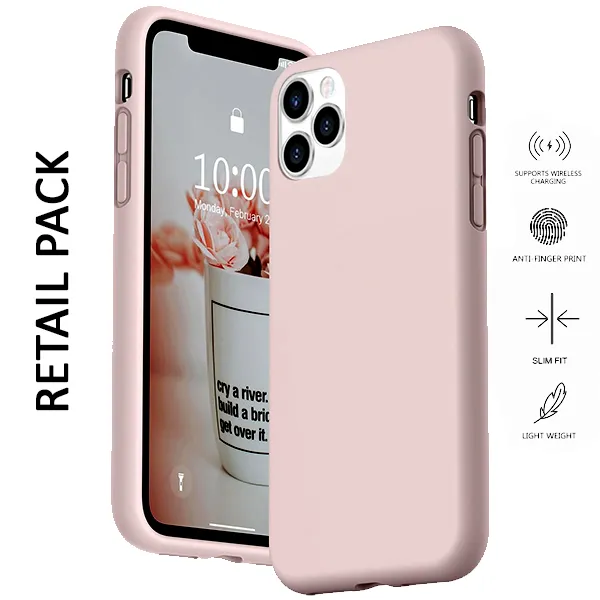 TPU Rose Gold Premium Liquid Silicone for Apple iPhone 11 Pro Max (6.5)