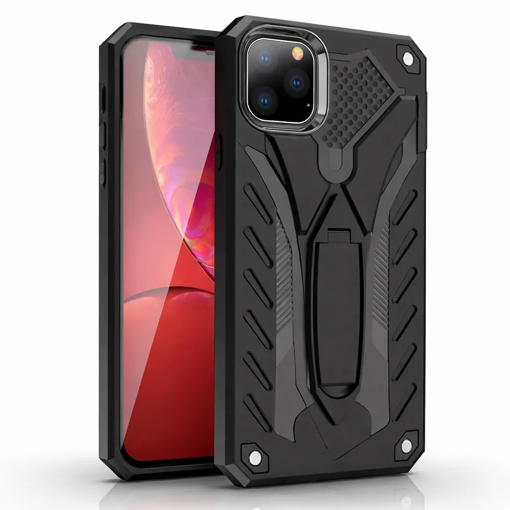 OTDR Black Rugged Defender w/ stand for Apple iPhone 11 (6.1)