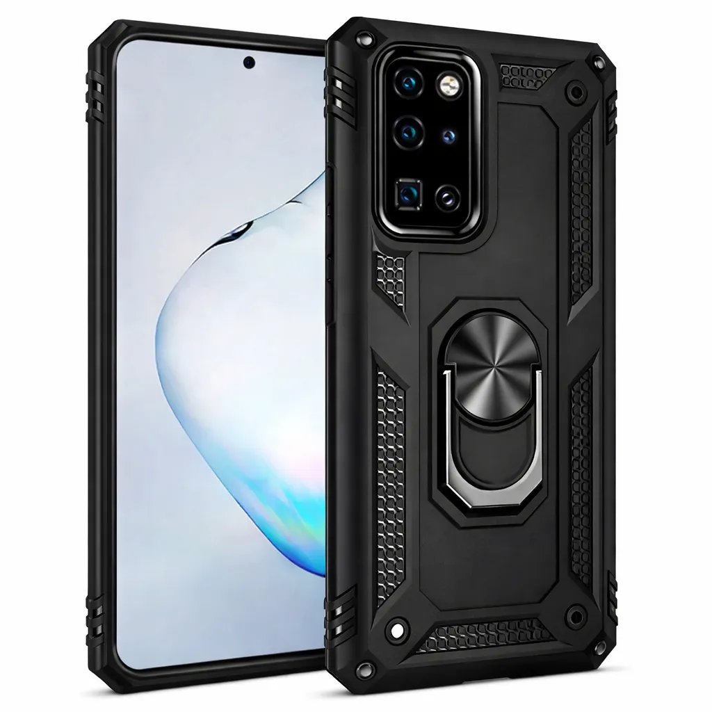 OTCR Black Anti-Drop Hybrid Case for Samsung Note 20 Ultra