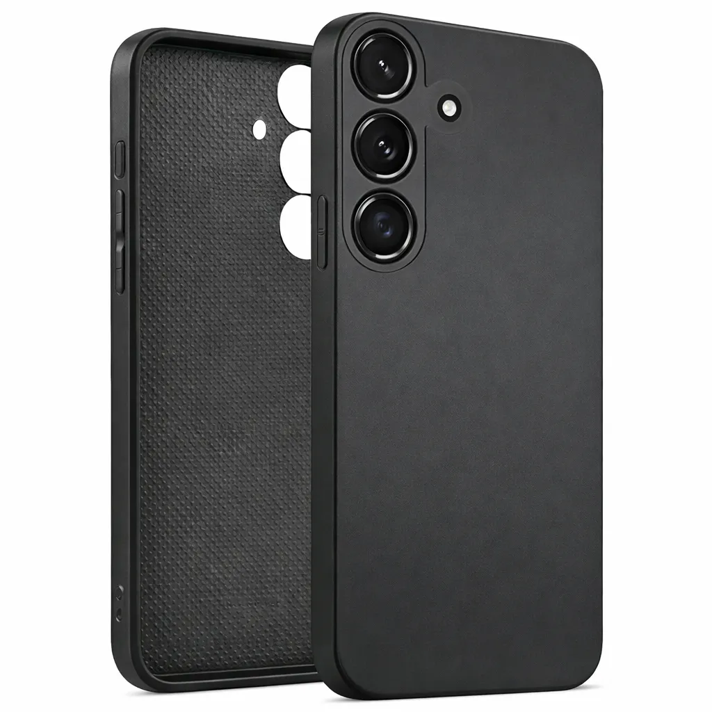 OTCR Black AG Glass Case for Samsung Galaxy S25 Plus