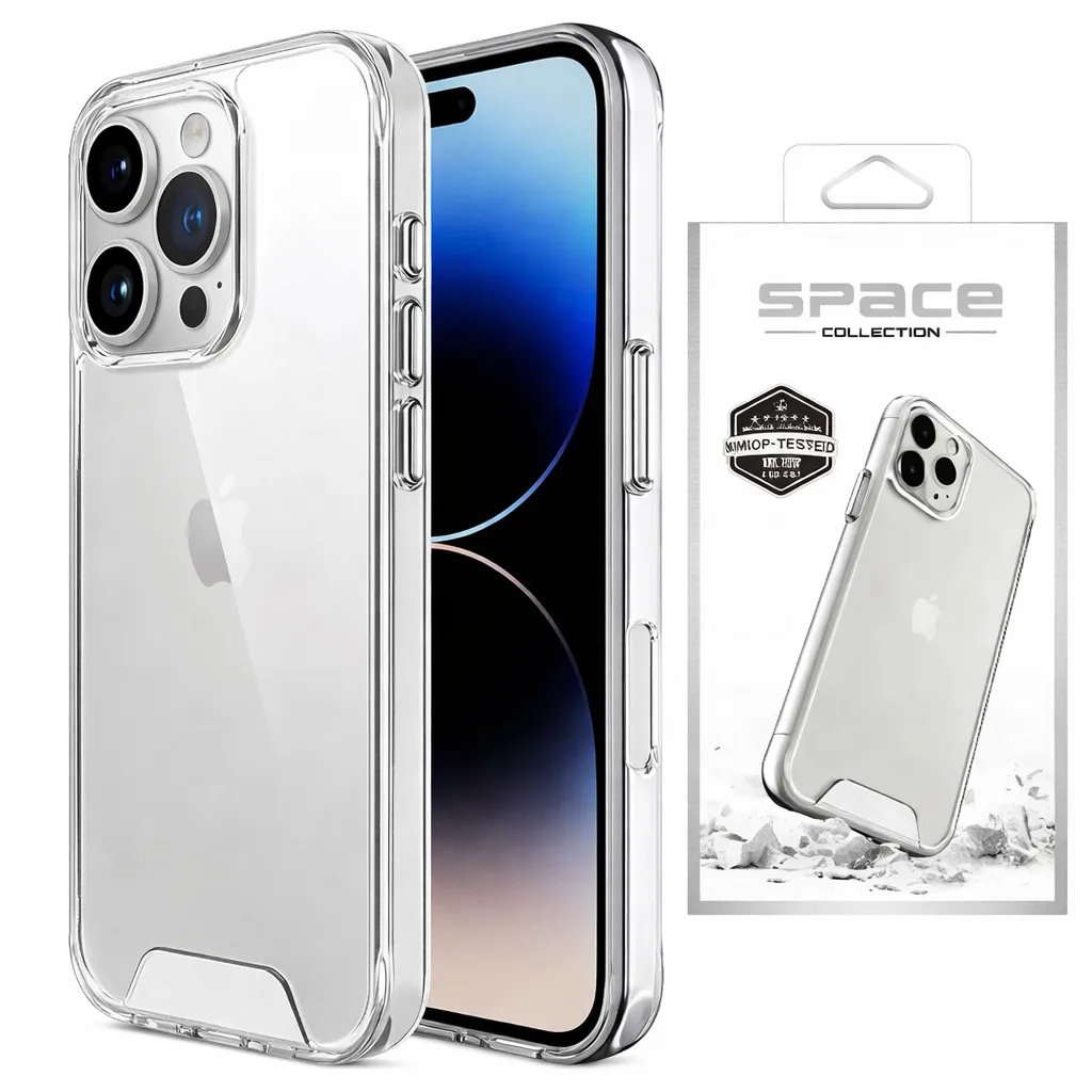 OTCR Clear Space Case for Apple iPhone 16 Pro Max