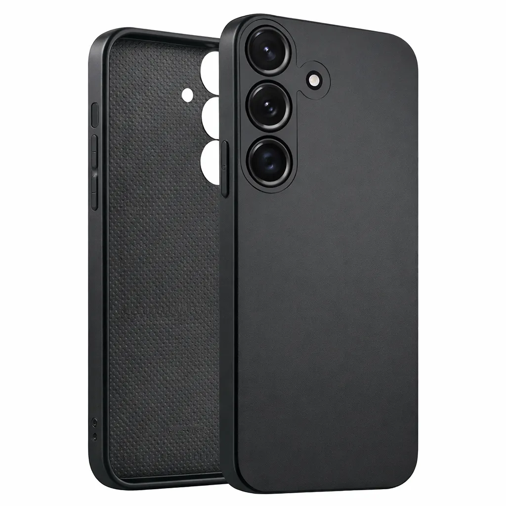 OTCR Black AG Glass Case for Samsung Galaxy S25