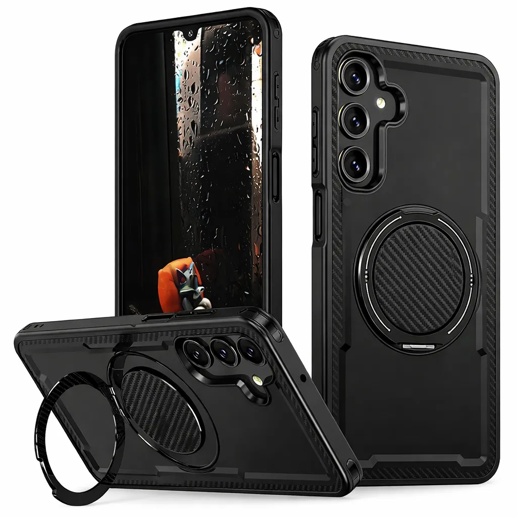 OTCR Black Magsafe Covert Case Samsung Galaxy S25