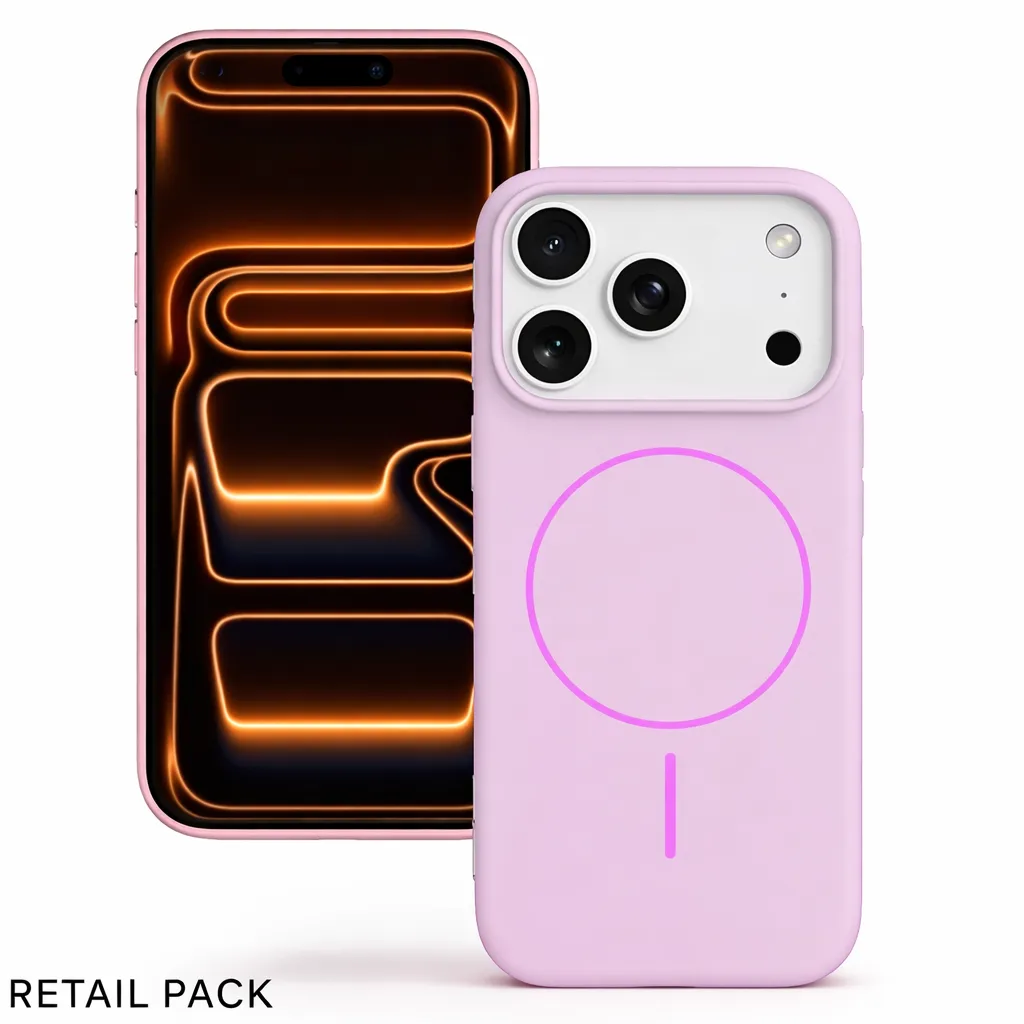 TPU Purple MagSafe Vibrant Silicone Case for Apple iPhone 17 Pro Max