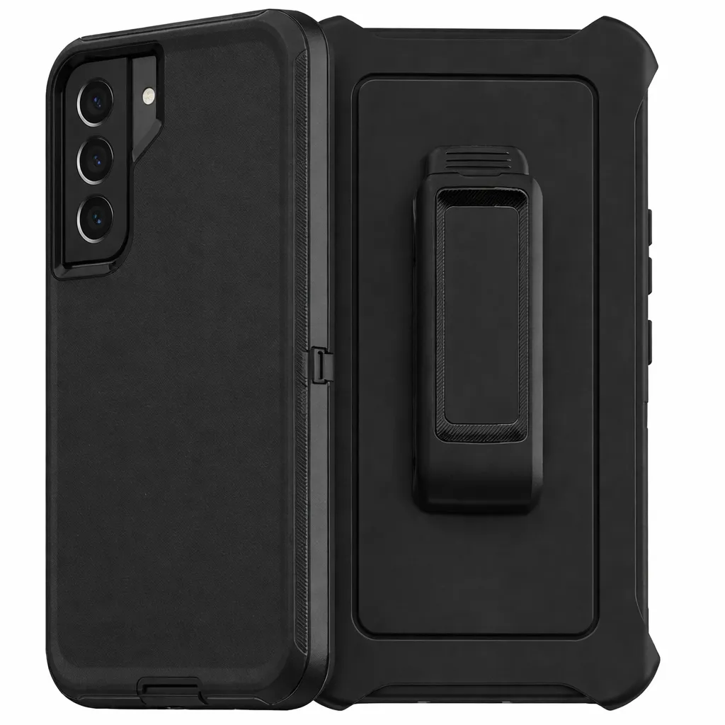 OTDR Black Triple Protection W/ Clip for Samsung Galaxy S24 FE
