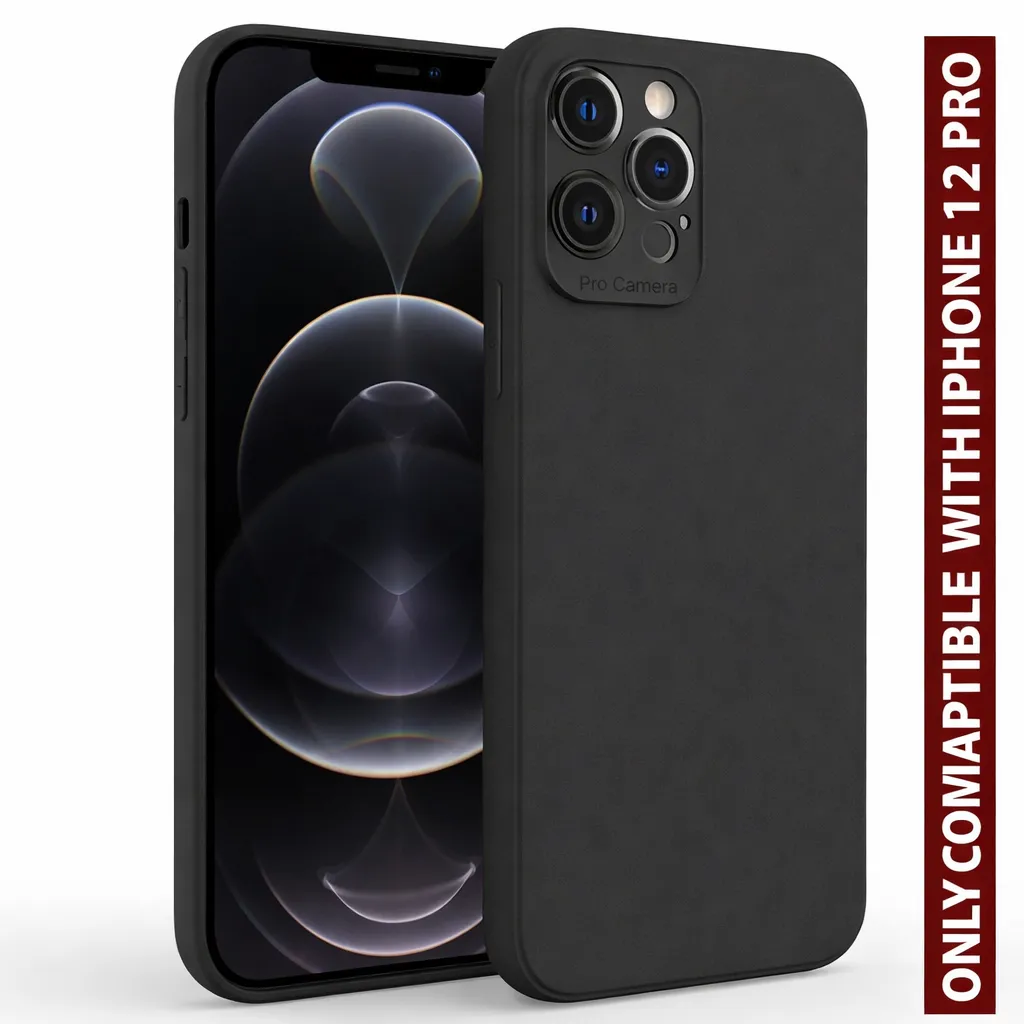 TPU Black Matt TPU for Apple iPhone 12 Pro (6.1)