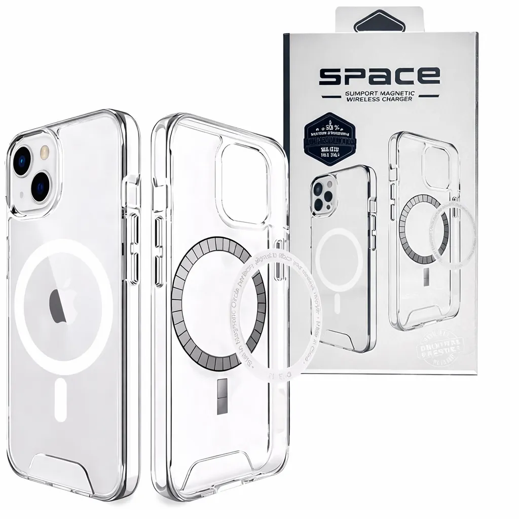 OTCR Clear MagSafe space Case for Apple iPhone 12 /12 Pro (6.1)