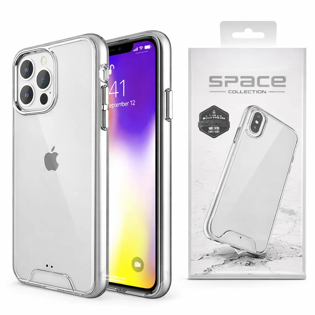 OTCR Clear Space Case for Apple iPhone 14 Pro (6.1)