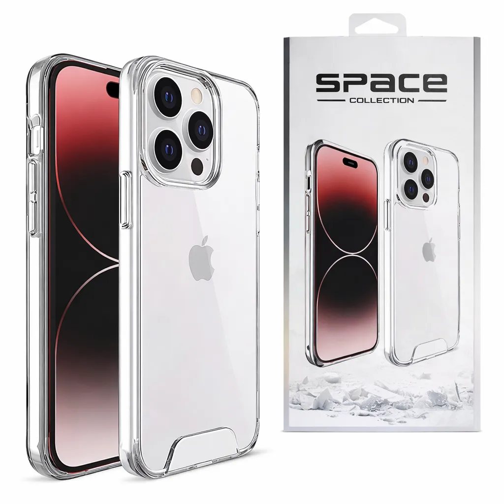OTCR Clear Space Case for Apple iPhone 15 Pro (6.1)