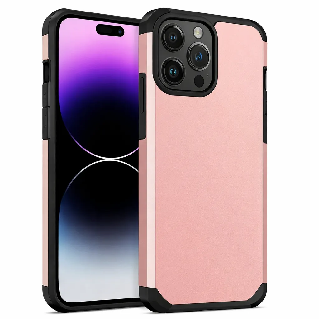 OTCR Rose Gold Slim 2 for Apple iPhone 15 Pro (6.1)