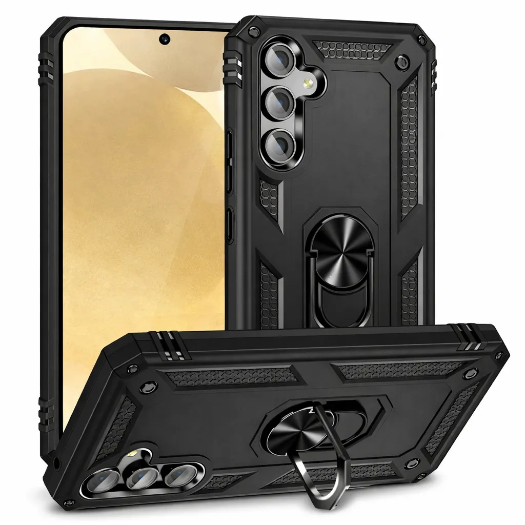 OTCR Black Anti-Drop Hybrid Case for Samsung Galaxy A16