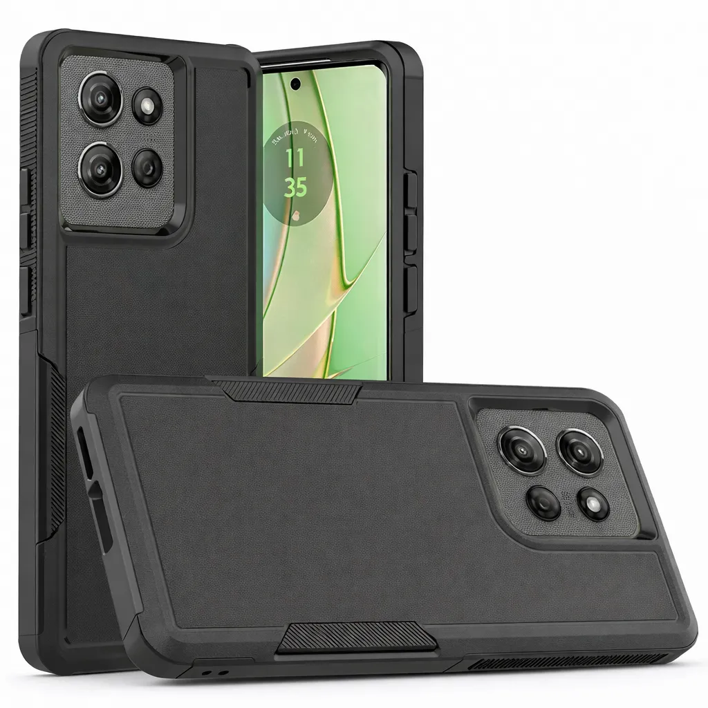 OTCR Black Comm Lite Case for Motorola G Power 5G (2025)