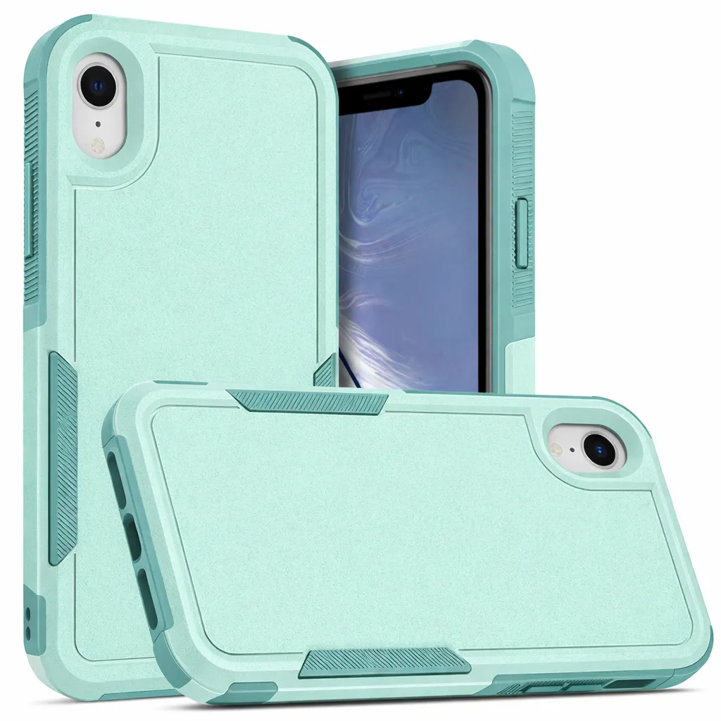 OTCR Teal Comm Lite Case for Apple iPhone XR