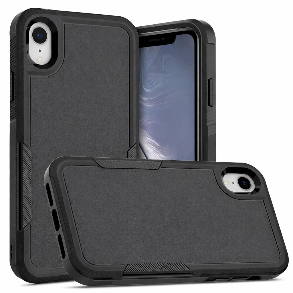 OTCR Black Comm Lite Case for Apple iPhone XR
