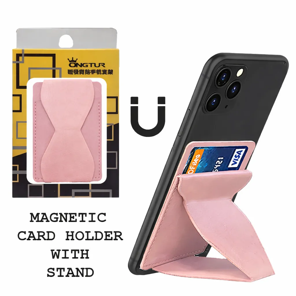 CKH Light Pink Card Holder with Phone Stand