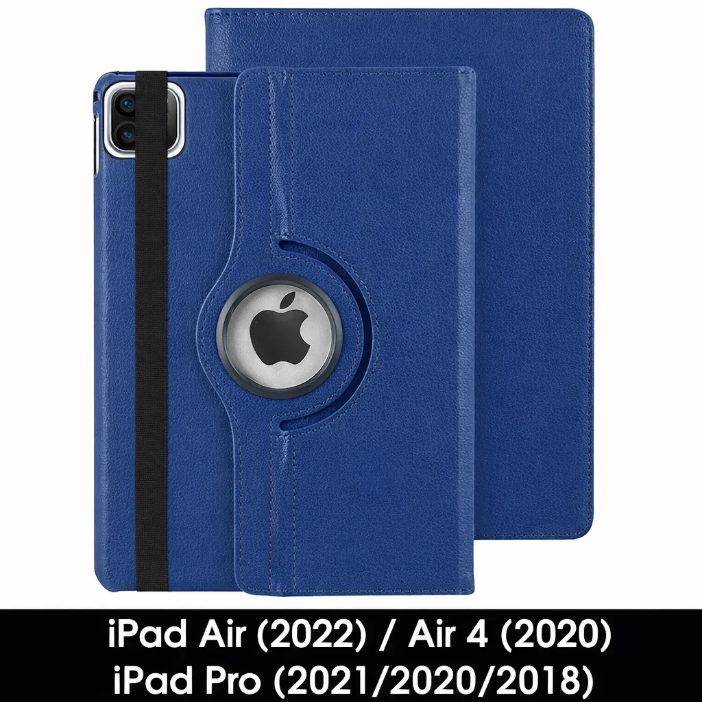 TBP Navy 360 Rotating Case for Apple iPad Air (2022)
