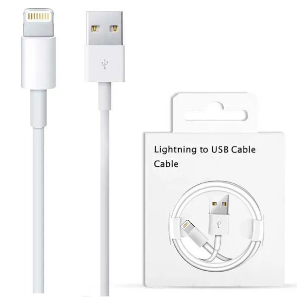 DC Universal Retail Pack Lightning to USB 1mtr P9 Cable White