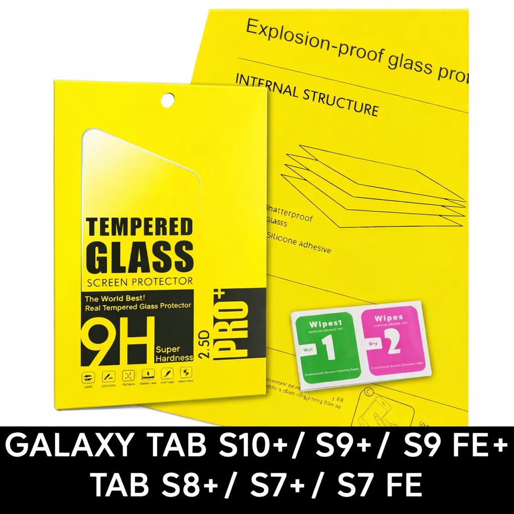 SP Clear Regular Tempered Glass for Samsung Tab S10 Plus/ S9 Plus/ S9 FE +
