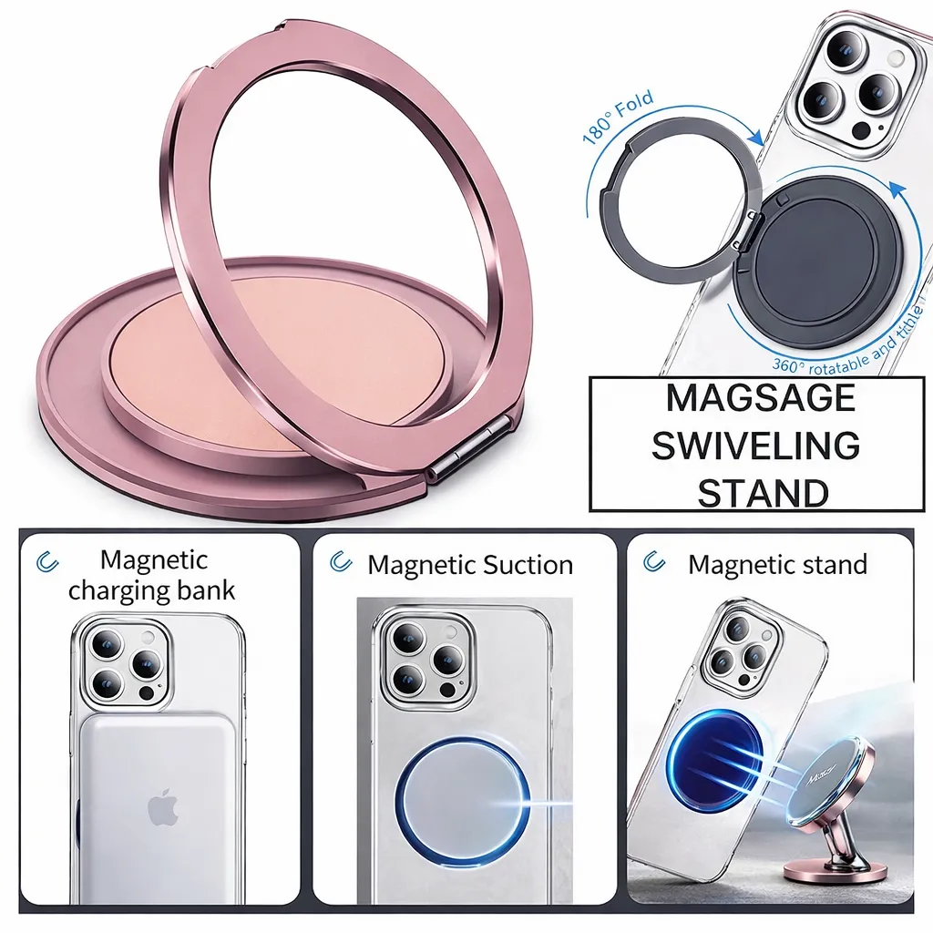 HD Purple Magsafe Swiveling Stand