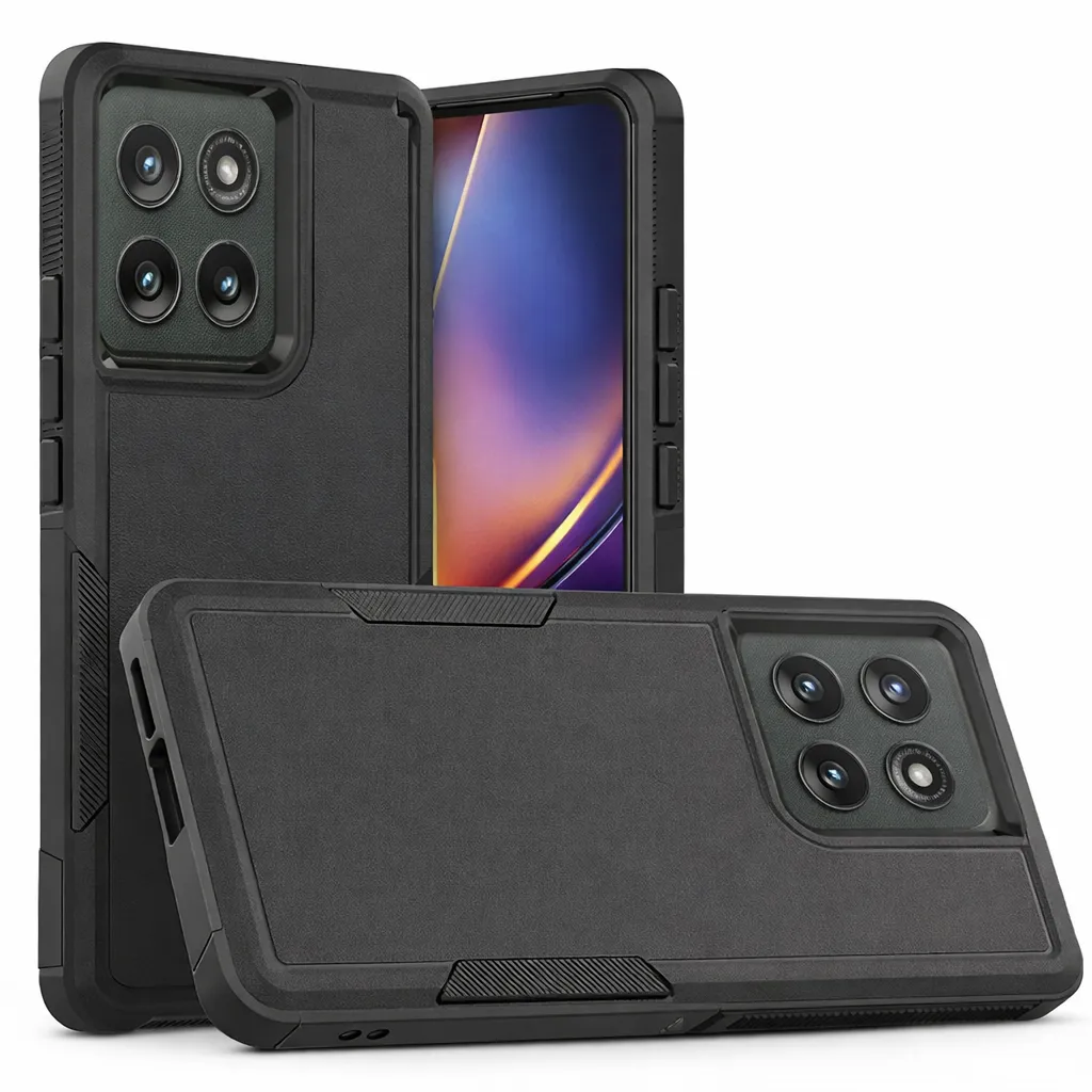 OTCR Black Comm Lite Case for Motorola Moto Edge (2025)