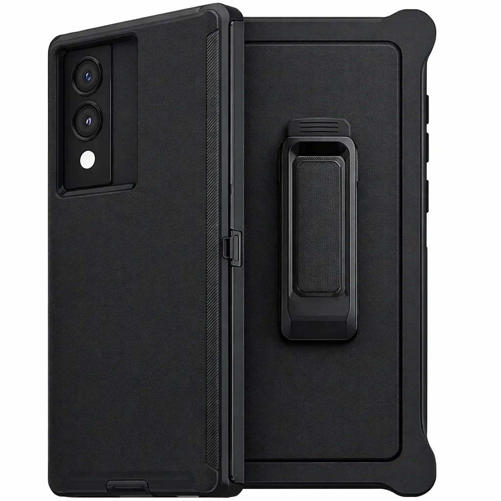 OTDR Black Triple Protection W/ Clip for Samsung Galaxy S25 Edge