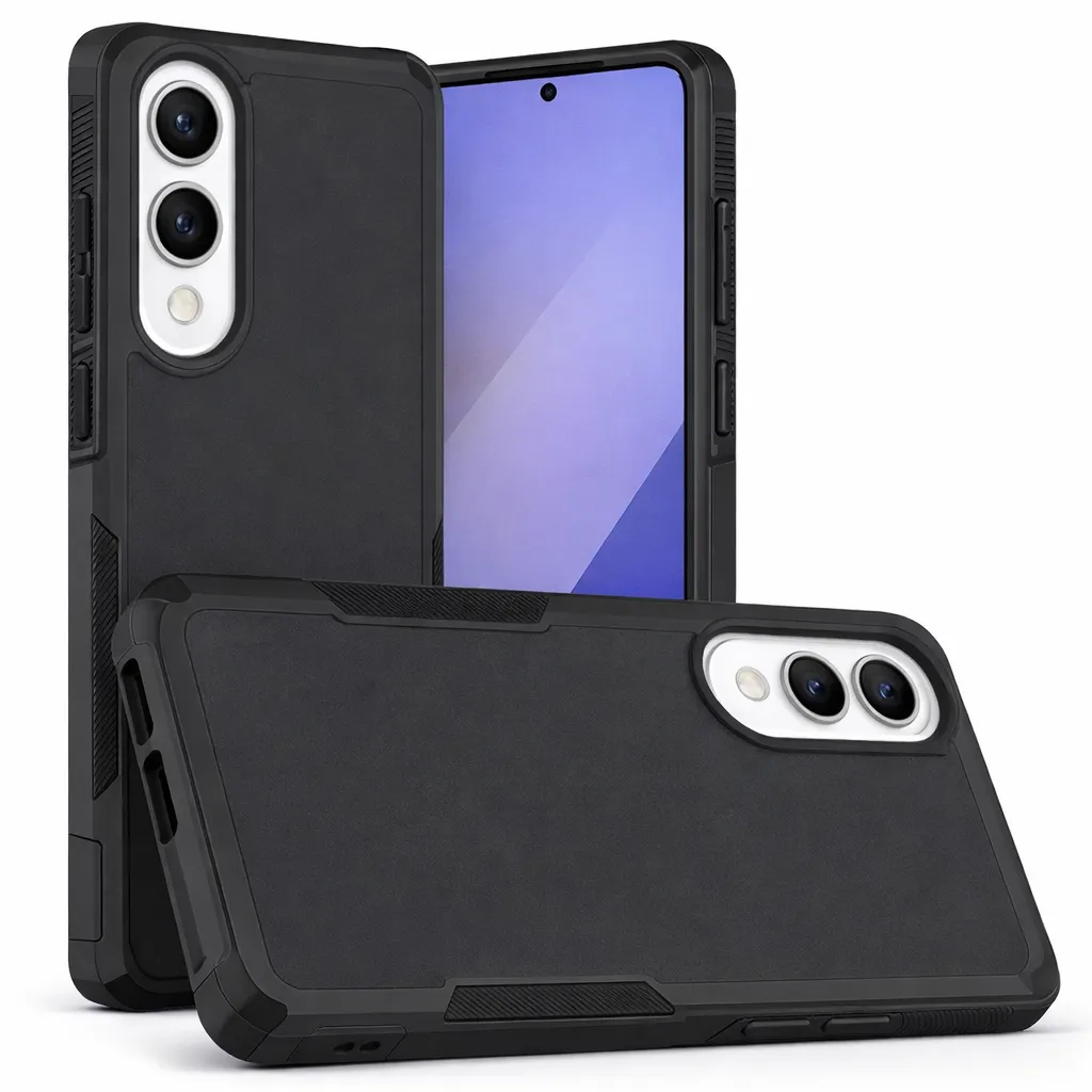 OTCR Black Comm Lite Case for Samsung Galaxy S25 Edge