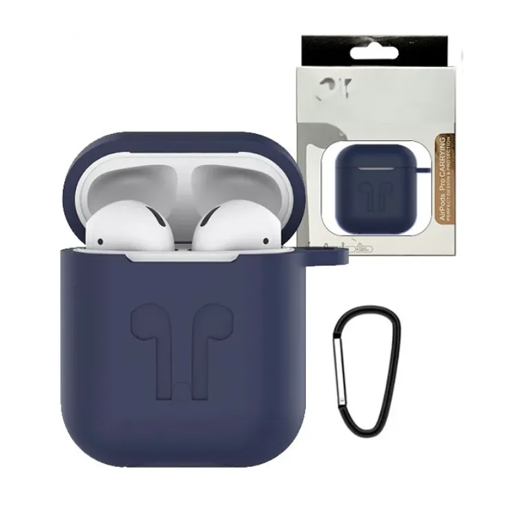 AC Navy Silicone Airpods 1/2 Case
