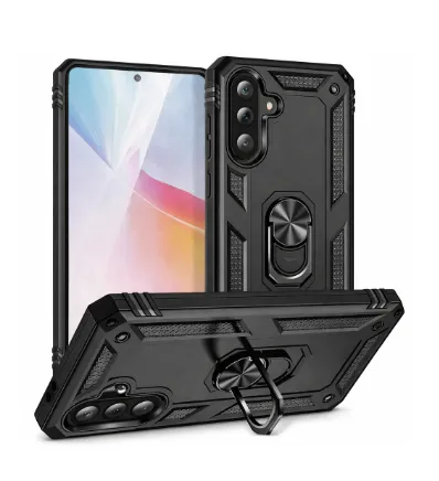 OTCR Black Anti-Drop Hybrid Case for Samsung Galaxy A17