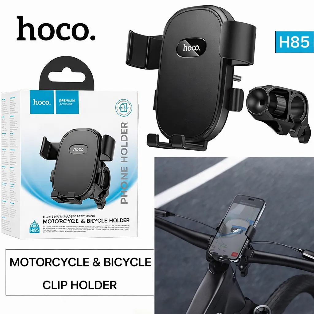 CPH Hoco Clip Mount Bicycle / Stroller Phone Holder H85 Black