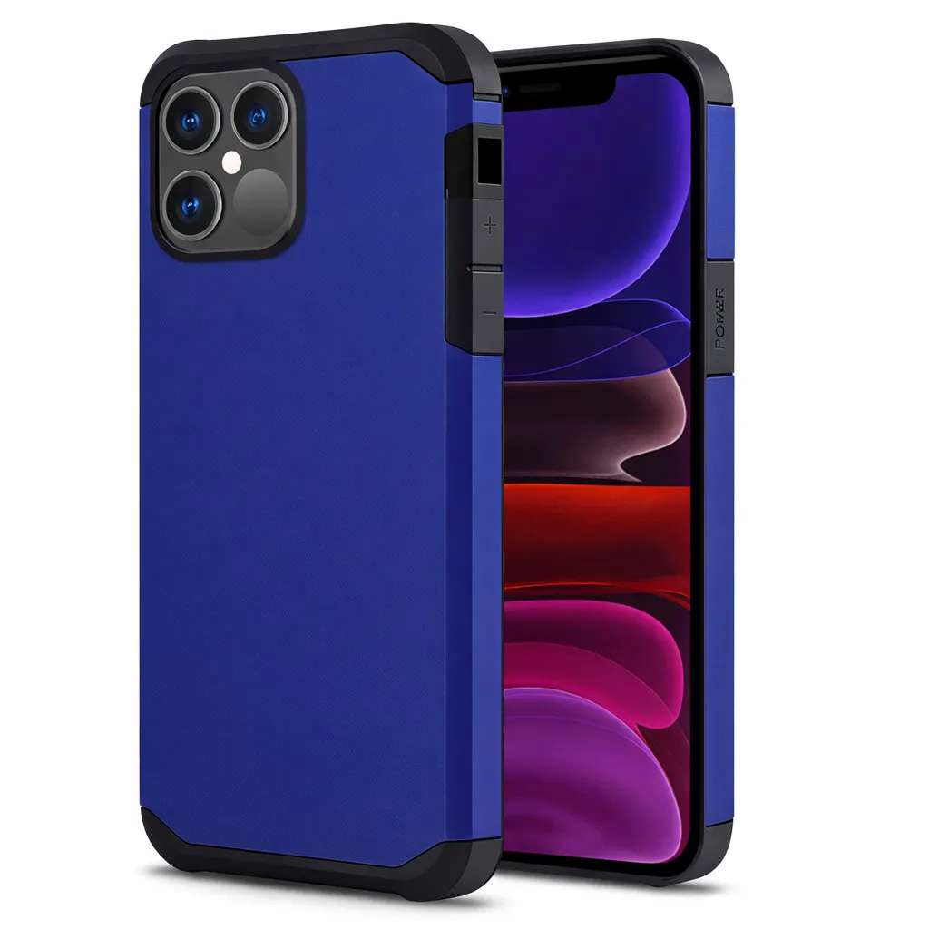 OTCR Navy Slim 2 for Apple iPhone 12 Pro Max (6.7)