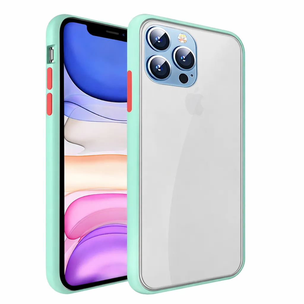 [OTCR95-23443] OTCR Teal Rubberized Armor Apple IPhone 13 Pro (6.1)