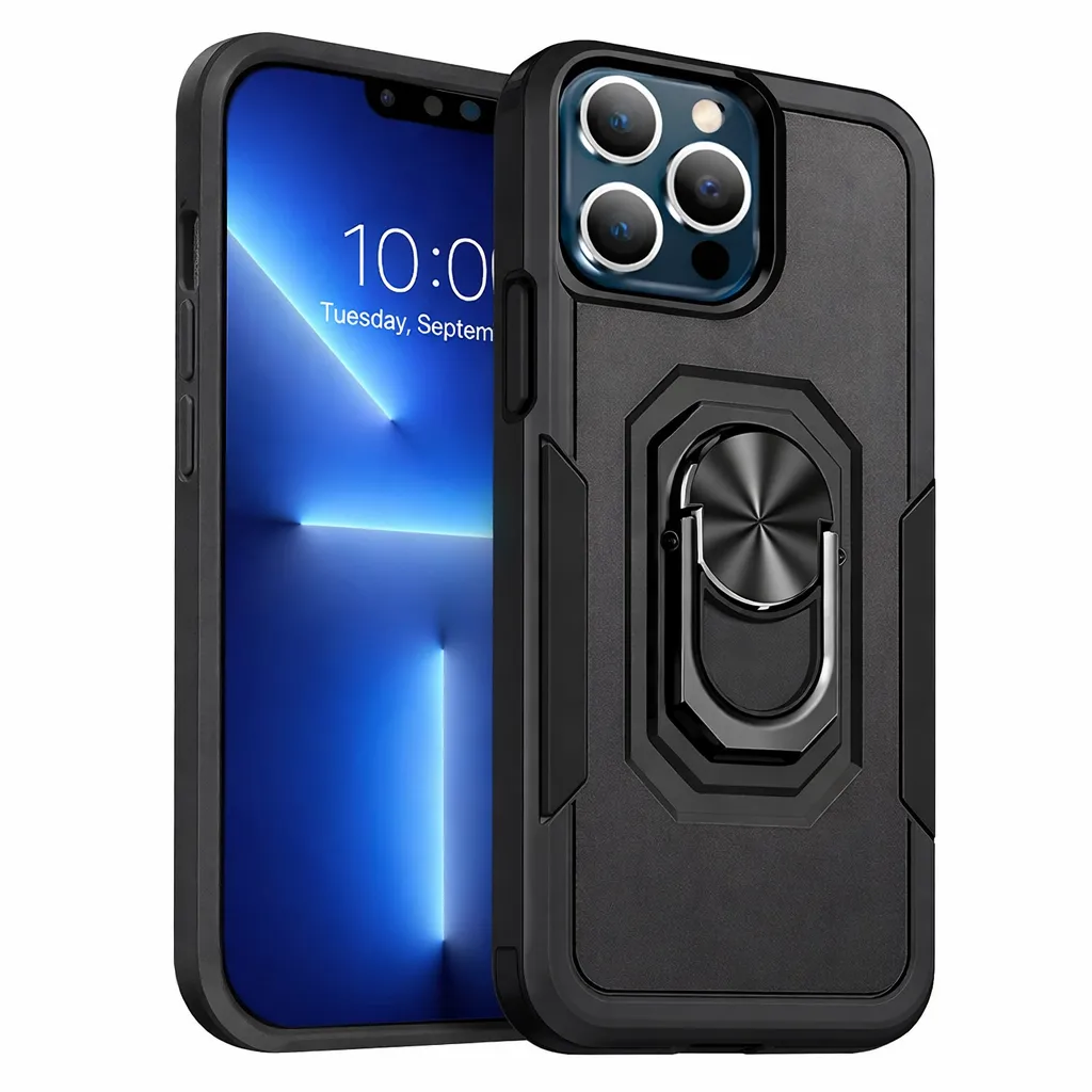 [OTCR53-24065] OTCR Black Comm Ring Case for Apple IPhone 13 Pro (6.1)