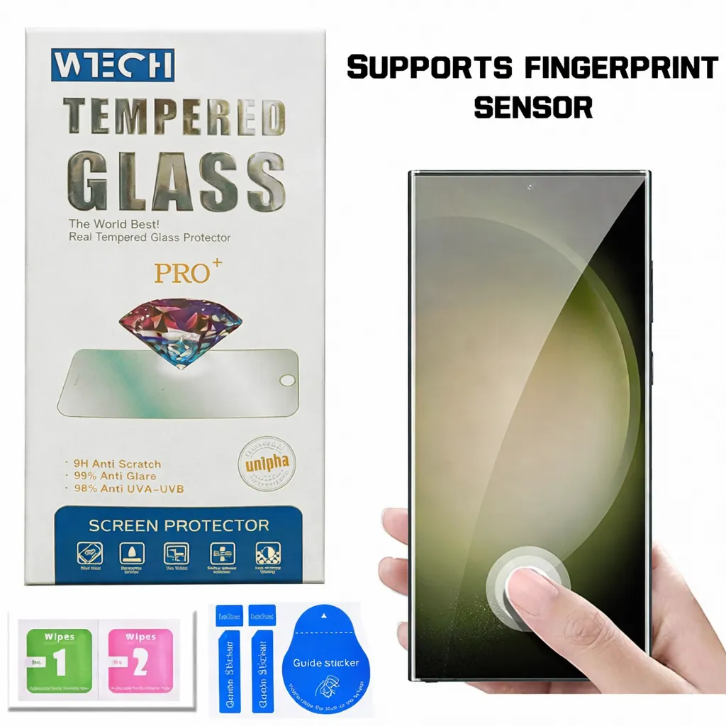 SP Clear FP Unlock Tempered Glass for Samsung Galaxy S25 Ultra