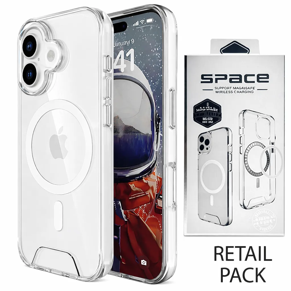 OTCR Clear MagSafe space ... for Apple iPhone 17
