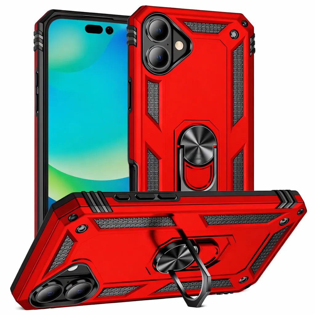 [OTCR42-40472] OTCR Red Anti-Drop Hybri ... for Apple iPhone 17