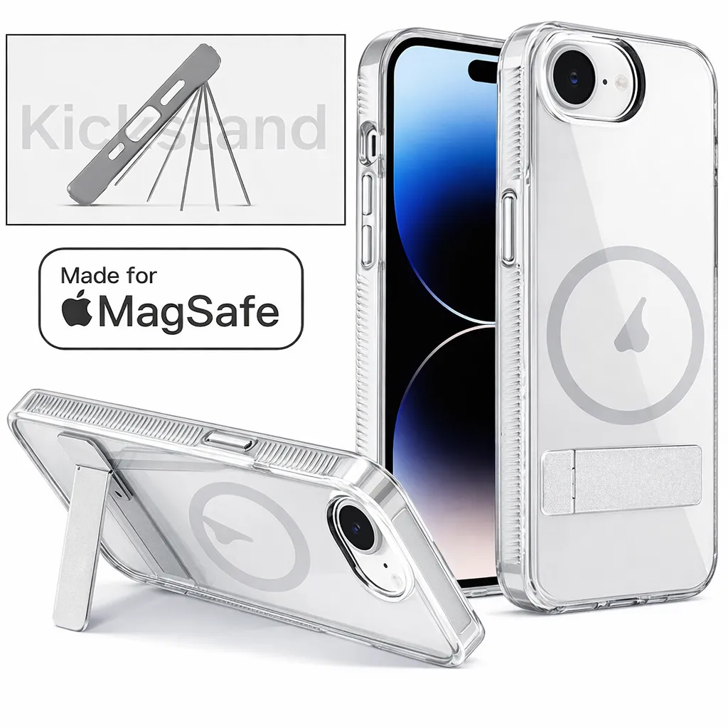 [OTCR139-38629] OTCR Clear MagSafe 3-An ... for Apple iPhone 16e