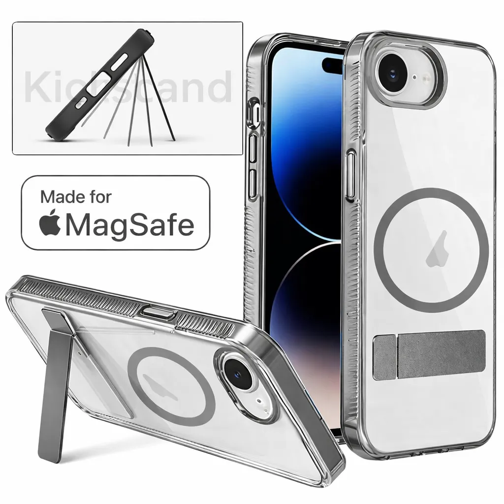 OTCR Black MagSafe 3-An ... for Apple iPhone 16e