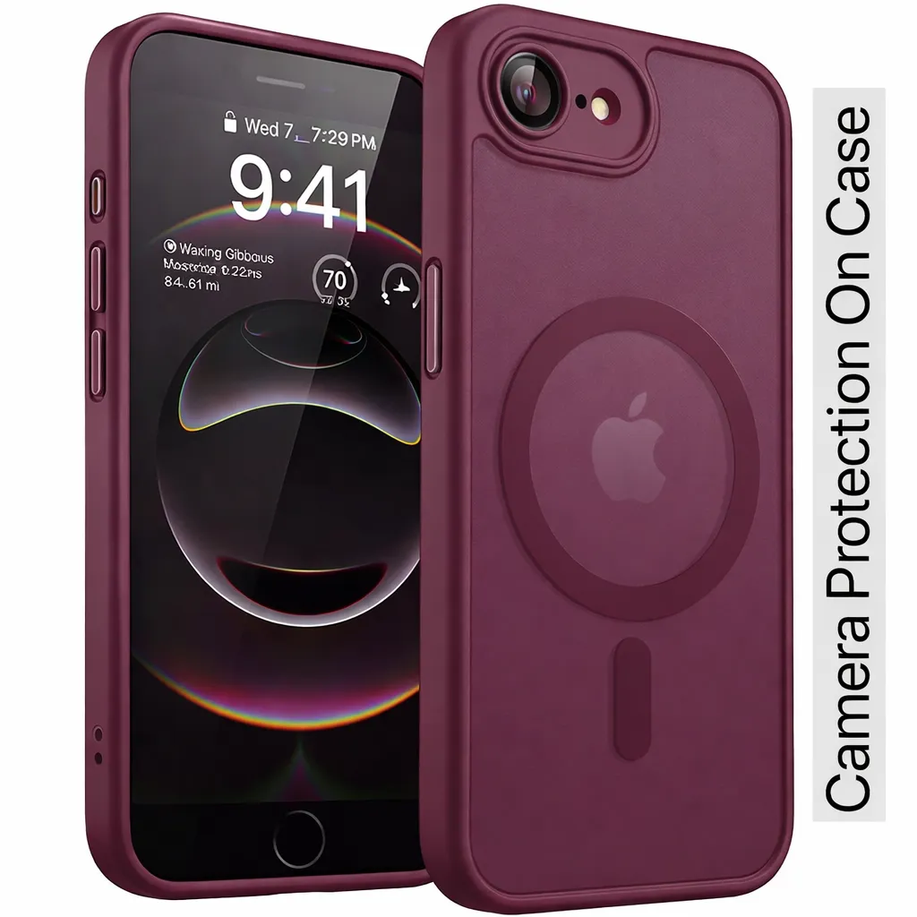 OTCR Wine Matt Rubberiz ... for Apple iPhone 16e