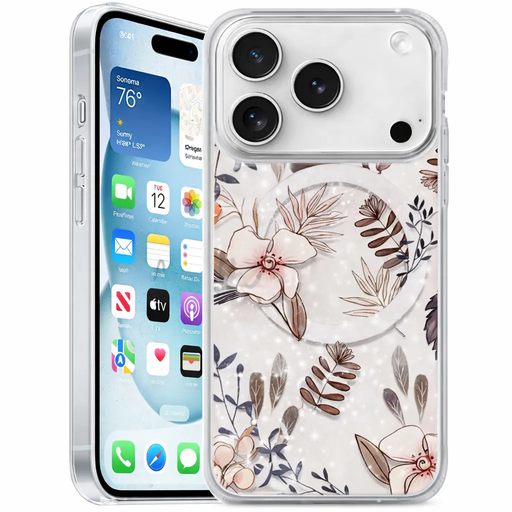 OTCR Flower  ... et Case Apple iPhone 17 Pro Max